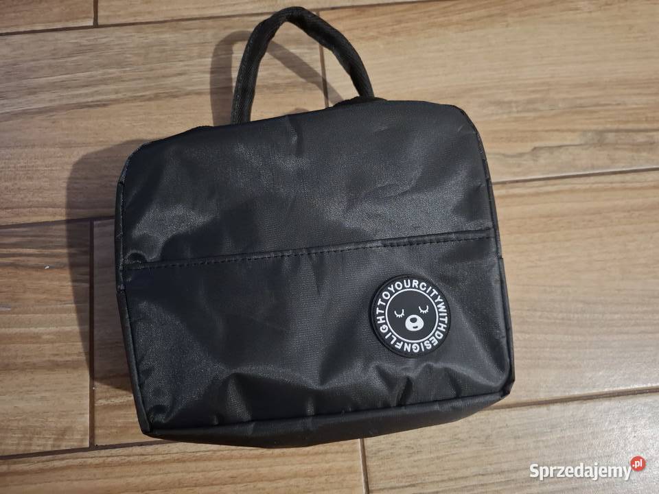 Torba na lunch termiczna czarna Uniseks Wąbrzeźno