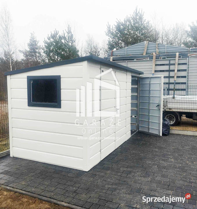 SCHOWEK DOMEK OGRODOWY 25x2 m wiata 1x2 m okno samodzielny Łęczyca