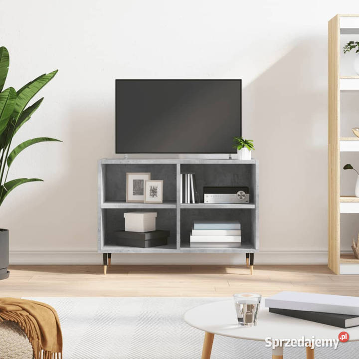 Szafka pod TV szarość betonu 695x30x50 WM826960 Warszawa sprzedam