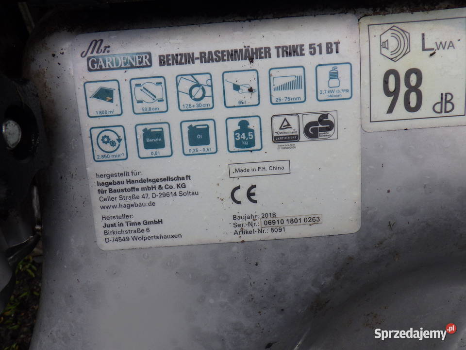 Kosiarka Terenowa Karczownica Spalinowa Dębica