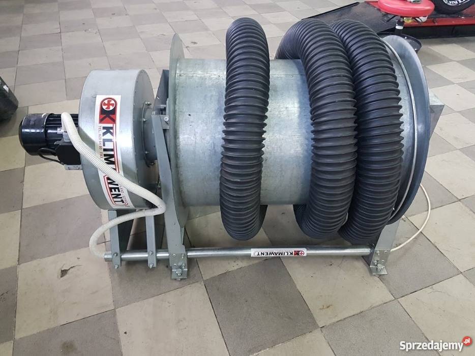 Wyciąg odciąg odsysacz spalin klimawent bębnowy Katowice