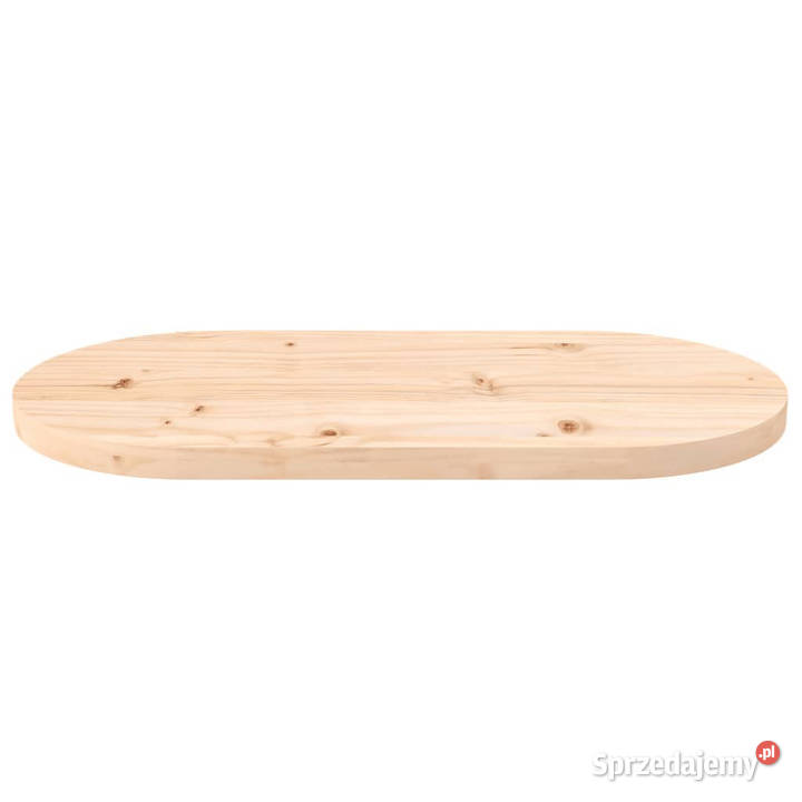 Blat stołu 80x40x25 lite drewno sosnowe owalny Warszawa sprzedam