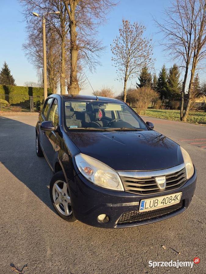Dacia Sandero 15 DCI 2010r granatowy Lublin