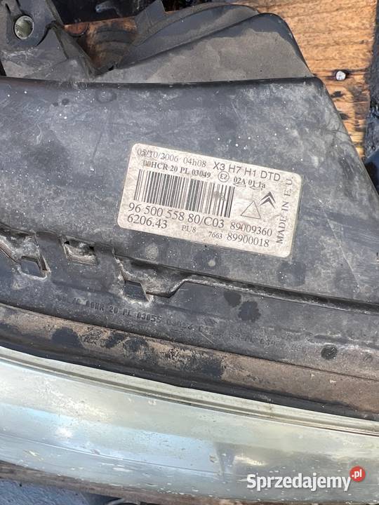 Lampa prawy przód Citroen c5 I lift Radzyń Podlaski sprzedam