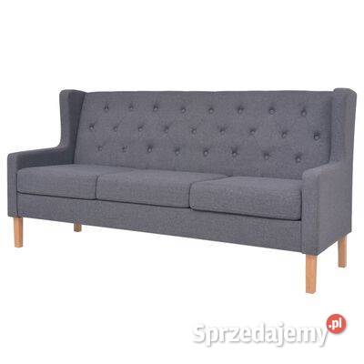 vidaXL 3osobowa sofa tapicerowana tkaniną Warszawa