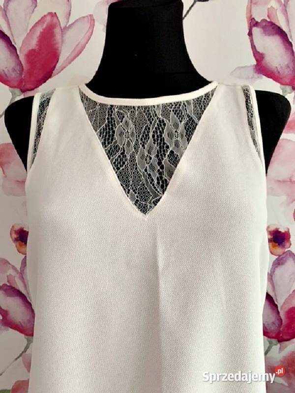 river island sukienka elegancka biała koronka zachodniopomorskie Choszczno