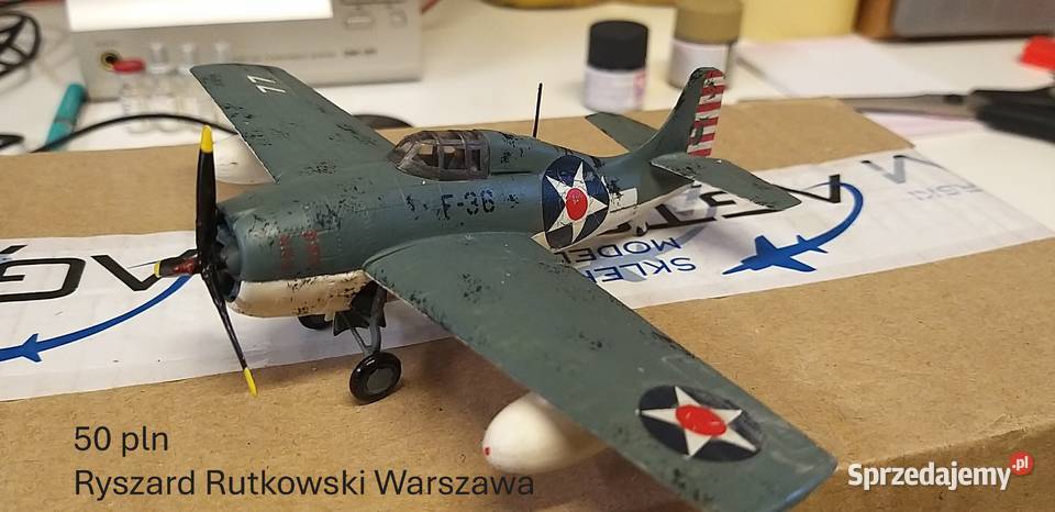 sklejone i pomalowane modele samolotów skala 172 Warszawa