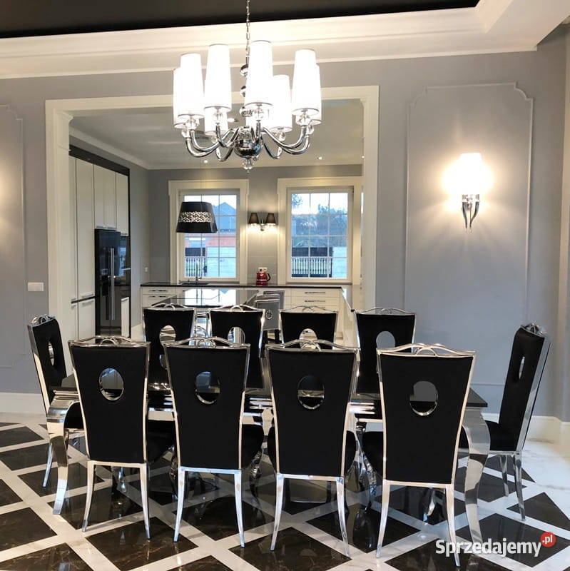 Stół Ludwik 240 blat kamień stół glamour meble Warszawa