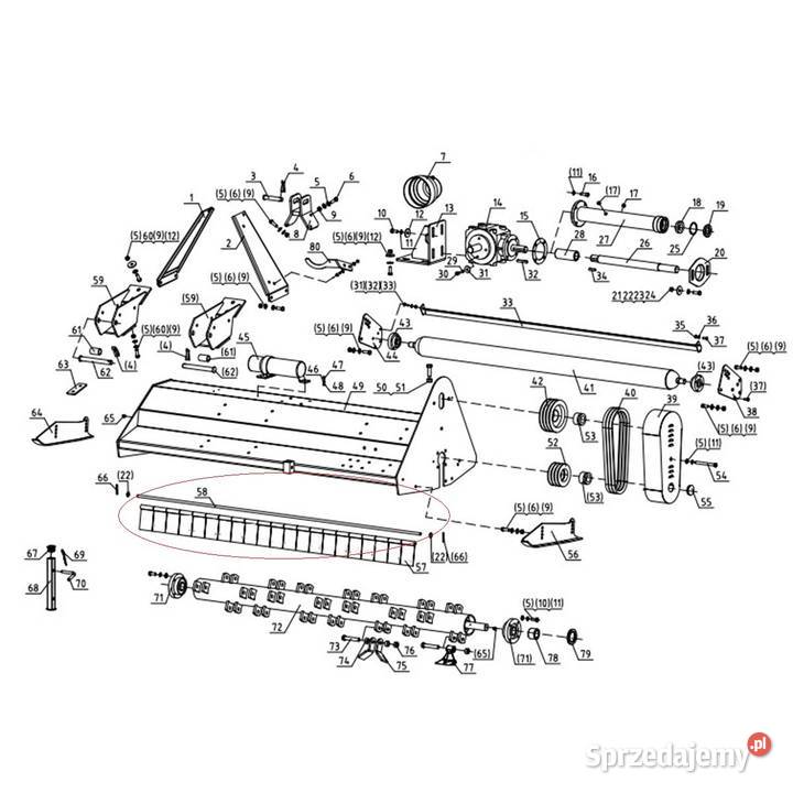 Pręt osłony bezpieczeństwa 12 x 1390 mm EFG135 Tajęcina