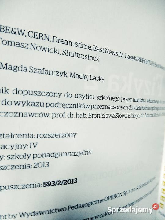 Fizyka rozszerzenie operon ciekawi świata nowe Warszawa