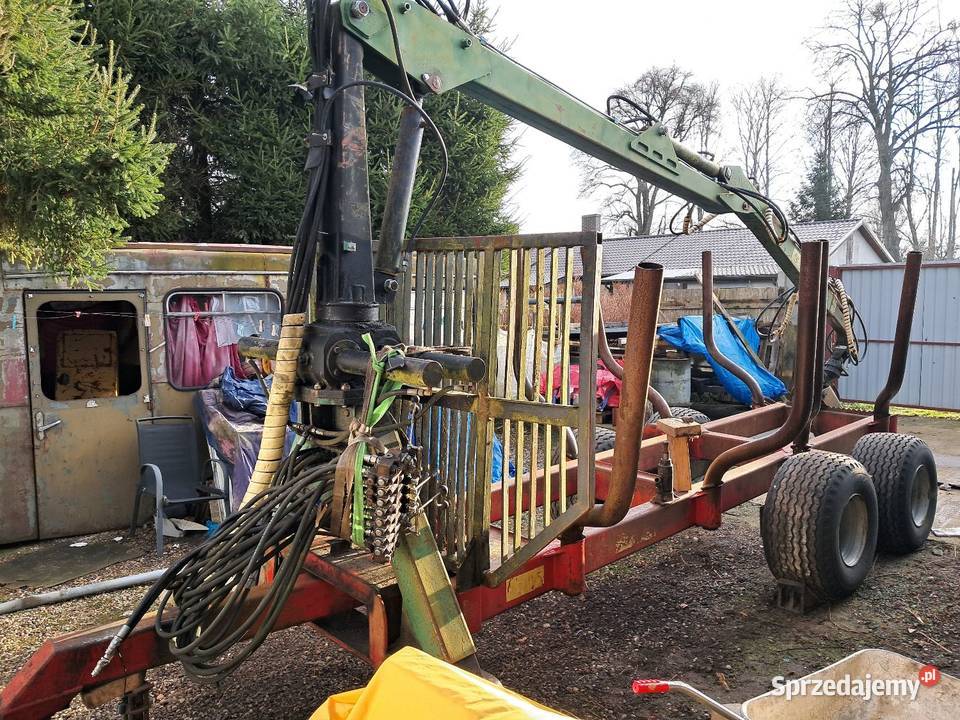przyczepa leśna zrywkowazyczep more maskiner Płoty
