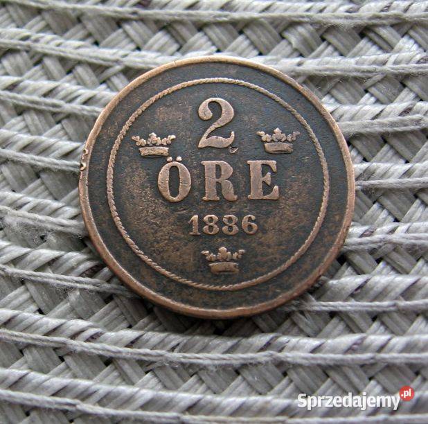 Szwecja 2 Ore 1886r Kalisz