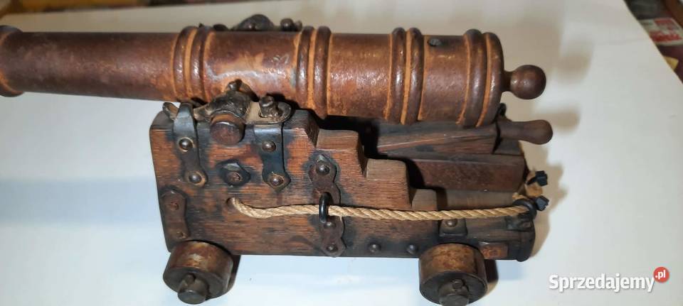 Model angielskiej armaty morskiej z XVIII wieku Warszawa