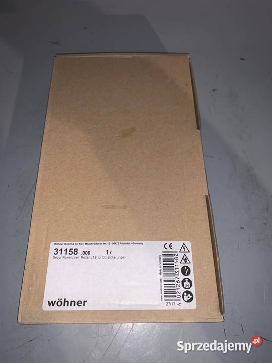 Neozed rozłącznik 3xD02 63A 31158 Whner Pozostałe Warszawa sprzedam