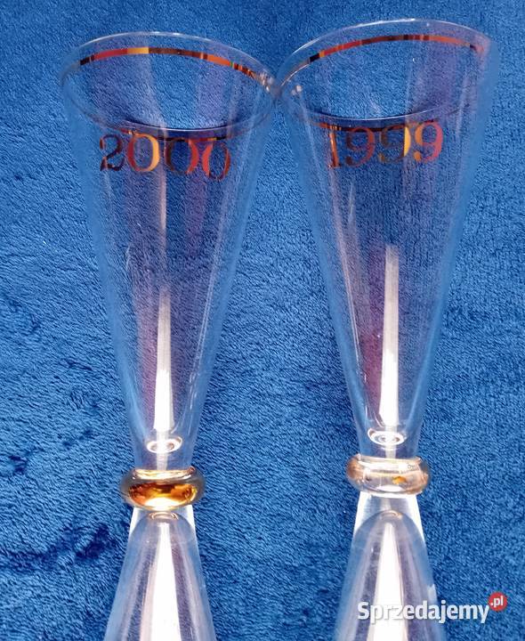 Dwustronne kieliszki millenijne 19992000 Veue Koźminek