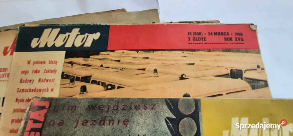 Tygodnik MOTOR gazeta motoryzacyjna PRL z lat 63 łódzkie Łódź