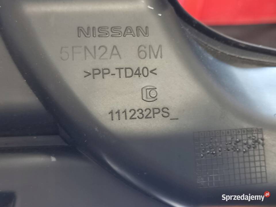 NISSAN MICRA V K14 19r rura wlot powietrza osobowe Kierownice powietrza Kielce sprzedam