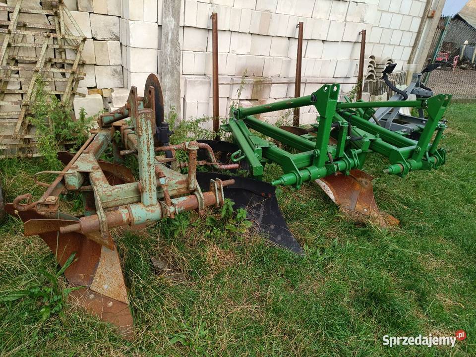 Pługi unia Grudziądz 2 skib 2 sztuki Agromasz Zabiele