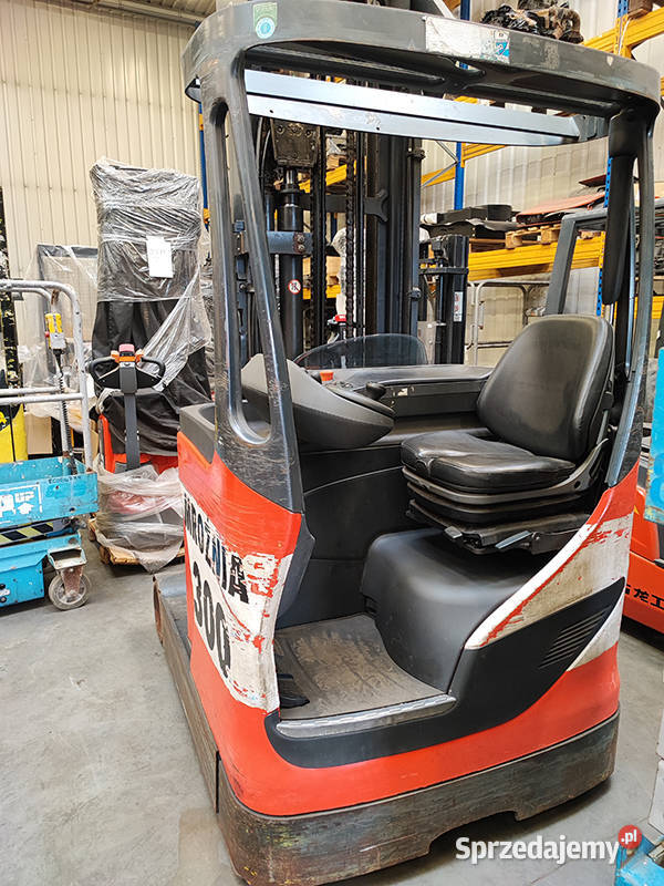 Wózek widłowy el reach truck Linde R1401 triplex Kęty