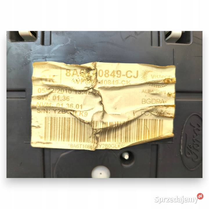 LICZNIK ZEGARY 8A6T10849CJ Ford Fiesta MK7 14 sprzedam