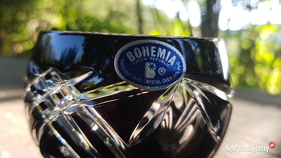 Bohemia kryształową czarka miseczka Antyki, Sztuka, Kolekcje Myszków