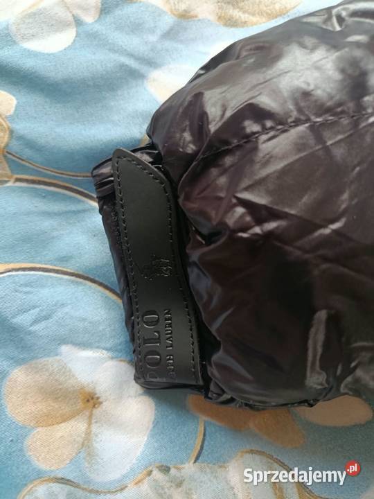 Kurtka pikowana zimowa Polo Ralph Lauren czarna Kaptur podlaskie Białystok