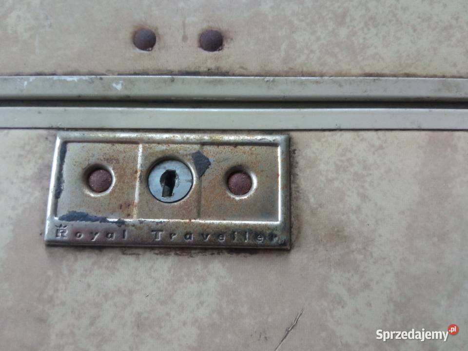 Vintage 1960 Royal Traveller train case Szczecin sprzedam