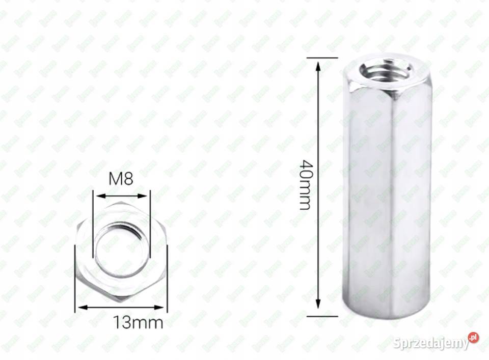 M8X40 ALUMINIOWA NAKRĘTKA ZŁĄCZNA PRZEDŁUŻANA Warszawa