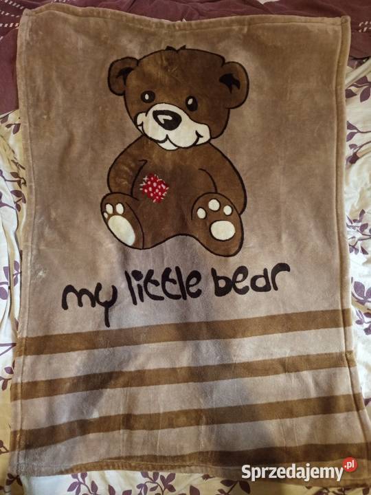Miękki Koc Polarowy My Little Bear Biłgoraj
