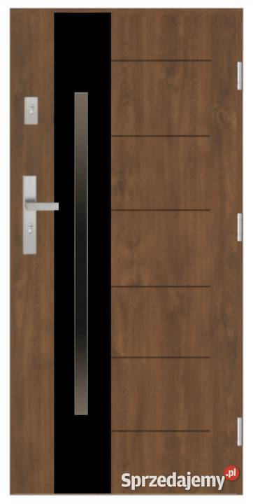 Drzwi wejściowe 72 mm GADOT SI30T BLACK 3 kolory mazowieckie