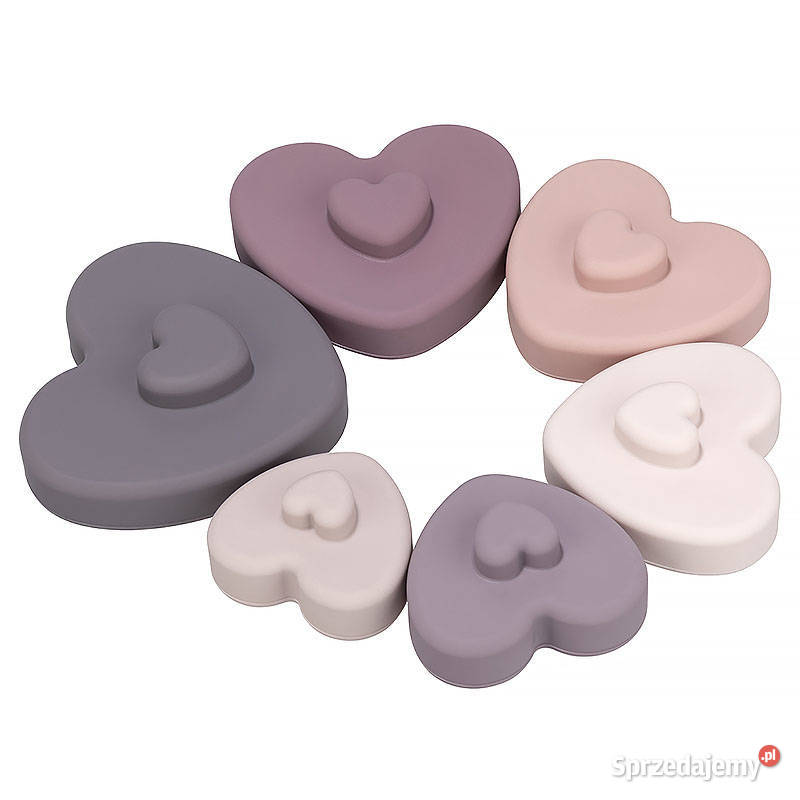 Wieża Silikonowa Sensoryczna Serca Powder Rose Chorzów sprzedam