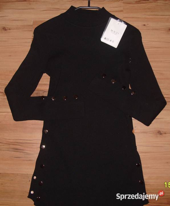 NOWA elegancka TUNIKA złote guziki ML Rawicz