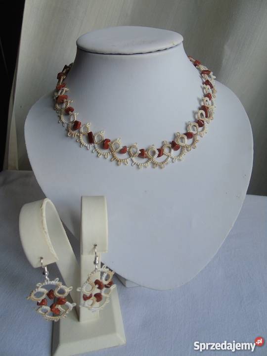 Biżuteria Frywolitkowa małopolskie Wiśniowa sprzedam