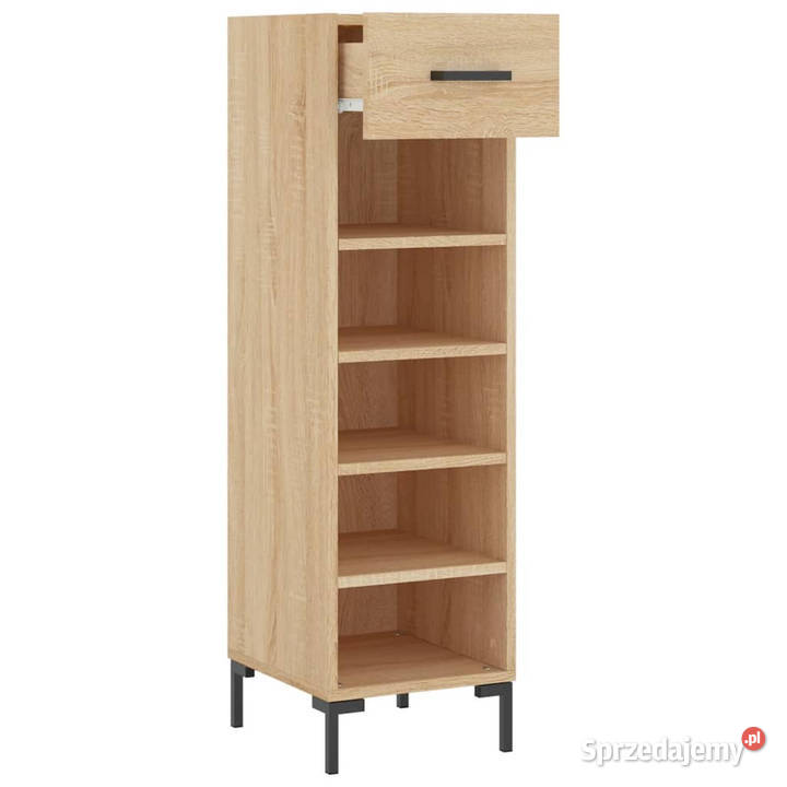 Szafka na buty dąb sonoma 30x35x105 WM829679 Warszawa
