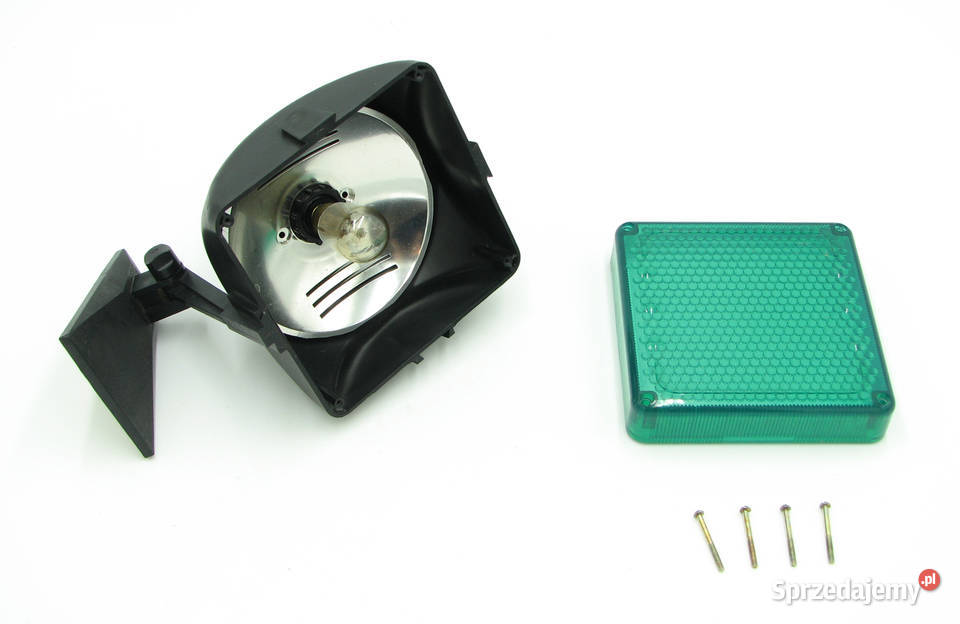 Lampa dyskotekowa zielona retro vintage PRL łódzkie
