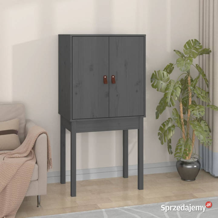 Szafka szara 60x40x120 lite drewno sosnowe Warszawa