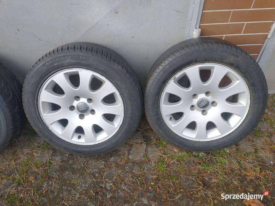Koła aluminiowe 5x112 audi VW 205 55 16 letnie