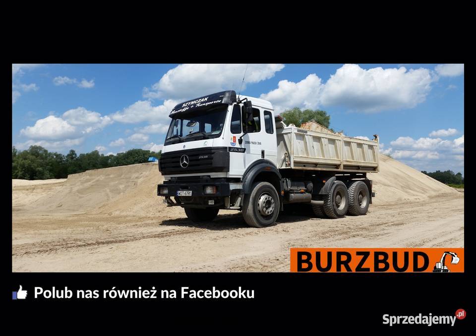 Piach piasek rzeczny płukany do miksokreta mazowieckie Warszawa