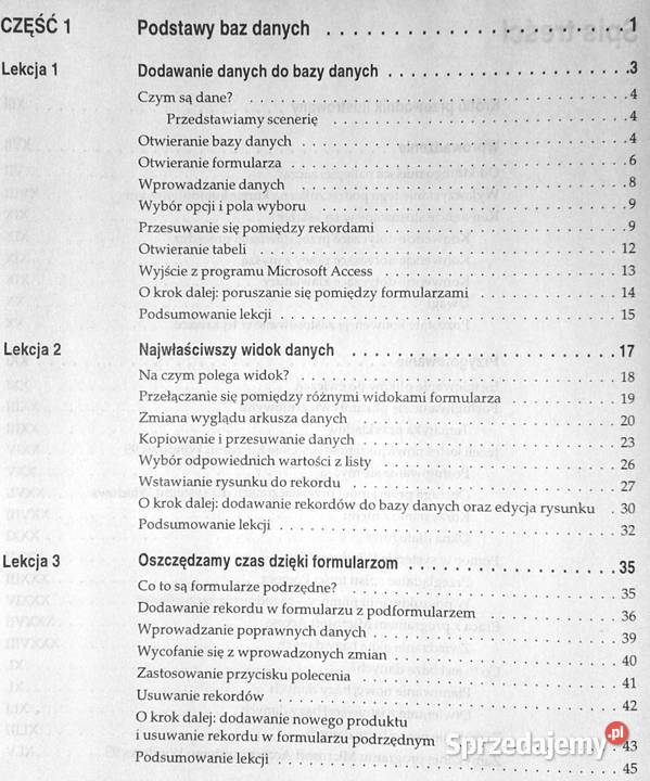 Microsoft Access 7 Krok kroku Halina Rogalińska Książki i Podręczniki Chełm