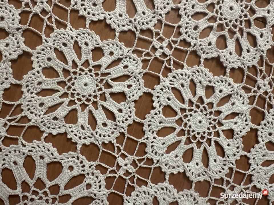 Obrus szydełko rękodzieło 150x150 Obrusy i serwety Łódź