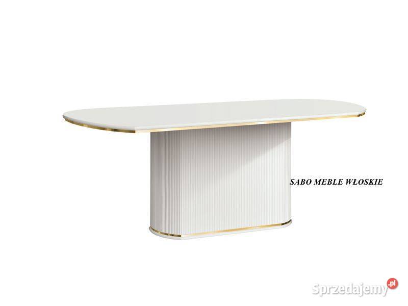 Nowoczesny stół owalny Margaret nierozkładany