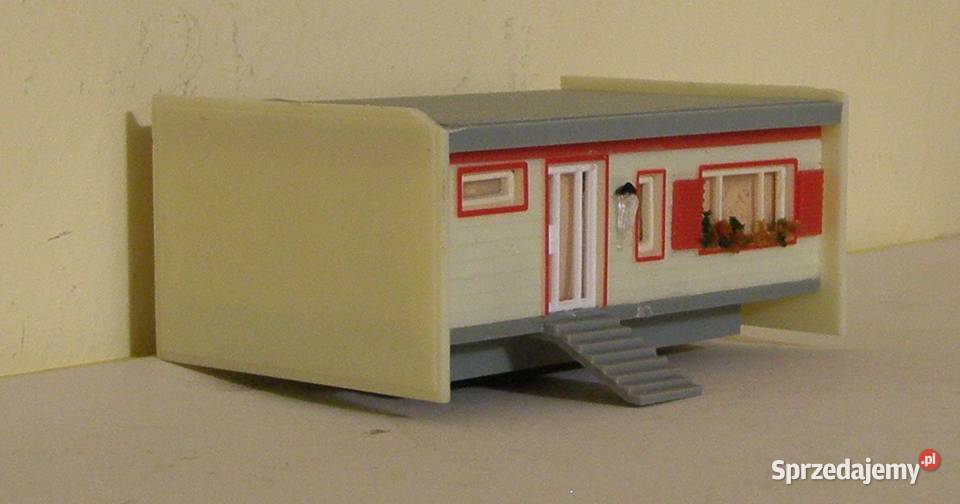 Domek na makietę 18 kolejka skala TT Modelarstwo łódzkie Łódź