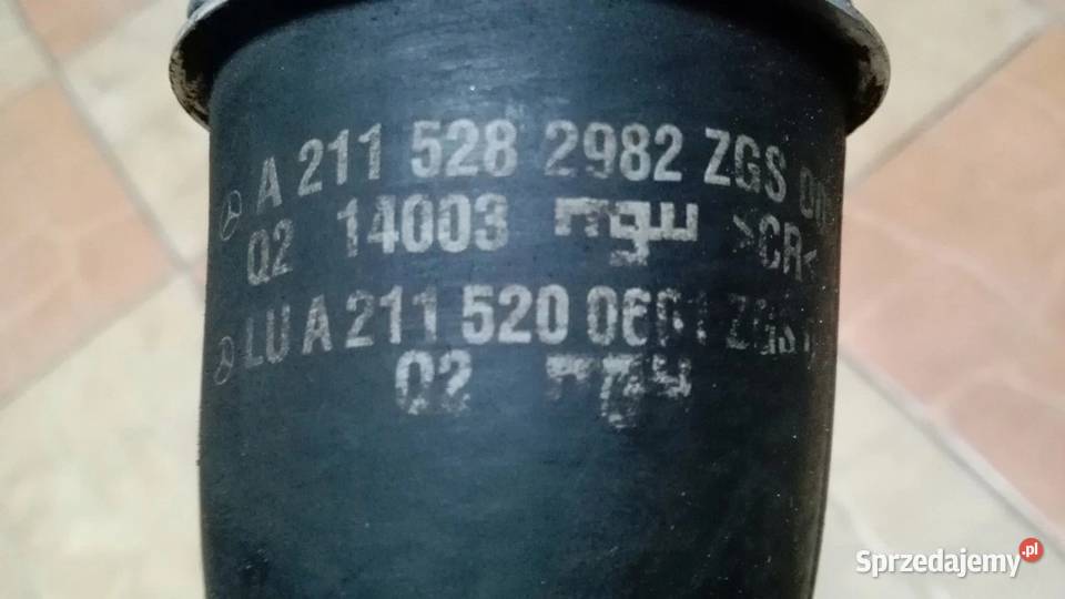 PRZEWÓD RURA TURBO MERCEDES W211 A2115282982 świętokrzyskie Kiełczyna