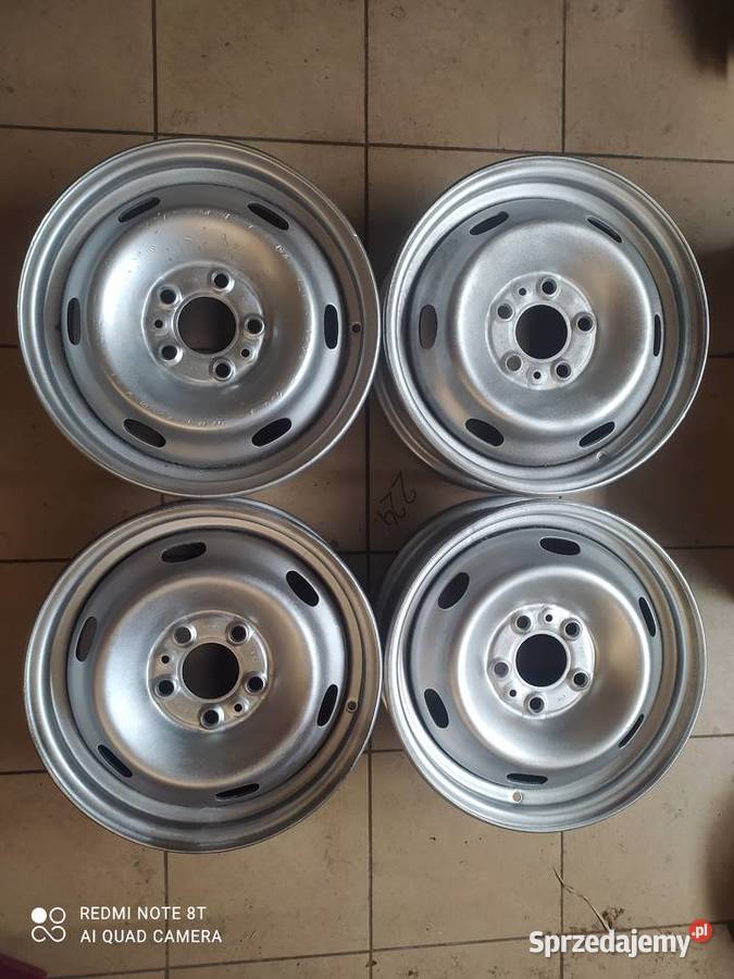 KOMPLET FELG STALOWYCH 16 5x120 55J ET50 dolnośląskie Trzebnica