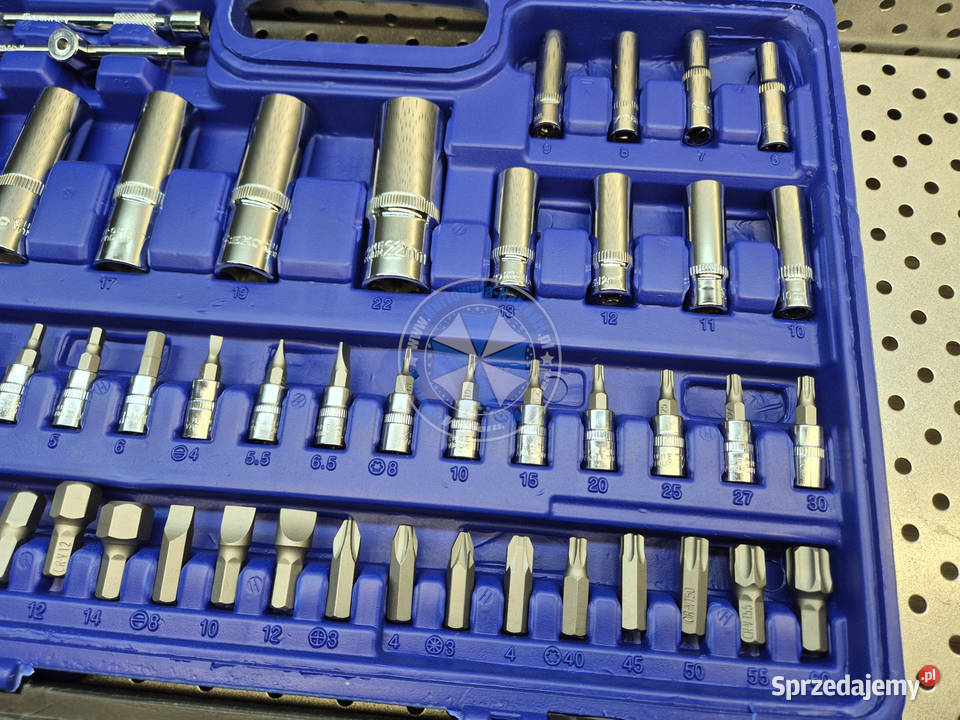 Zestaw kluczy nasadowych i torx 108elCrV klucze kujawsko-pomorskie Nowe