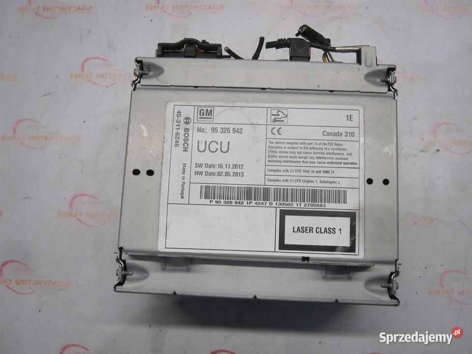 OPEL ZAFIRA TOURER C 13r radio CD 95326942 świętokrzyskie Kielce