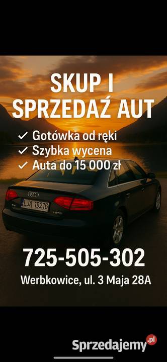 SkupSprzedaż Aut Werbkowice Audi Citroen Skoda A4 sprzedam