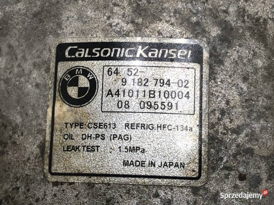 SPRĘŻARKA KLIMATYZACJI BMW E92 9182794 20 170