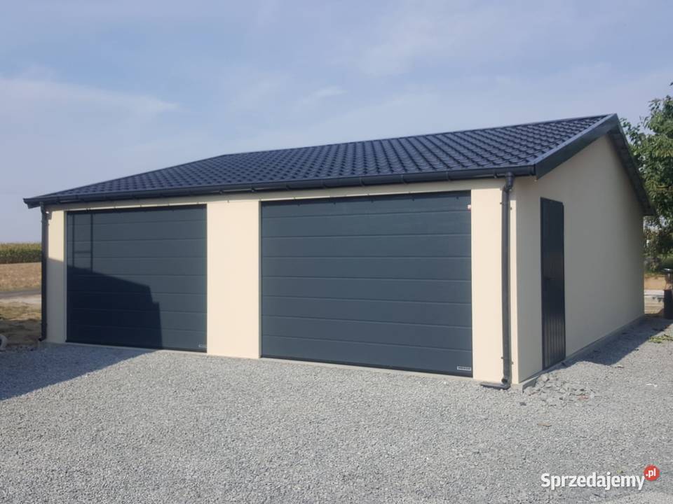 Garaże blaszane tynkowane PROMOCJA 20 Gdańsk
