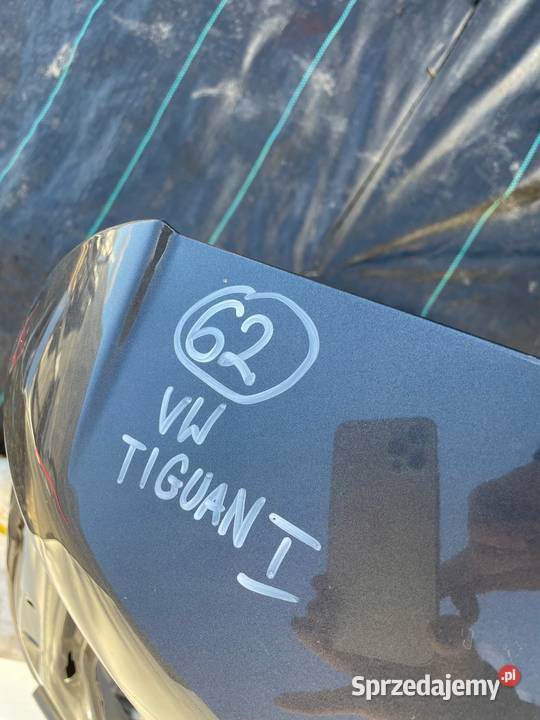 VW TIGUAN I 2007 POKRYWA KLAPA BAGAŻNIKA